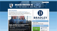Desktop Screenshot of beachunitedfootballclub.com