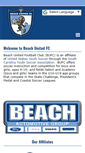 Mobile Screenshot of beachunitedfootballclub.com